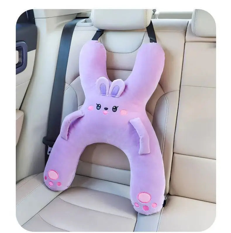Sleep-Safe Travel Pillow™ | Cuscino Auto Protettivo e Confortevole per Bambini - Cuscino da Viaggio con Cintura di Sicurezza
