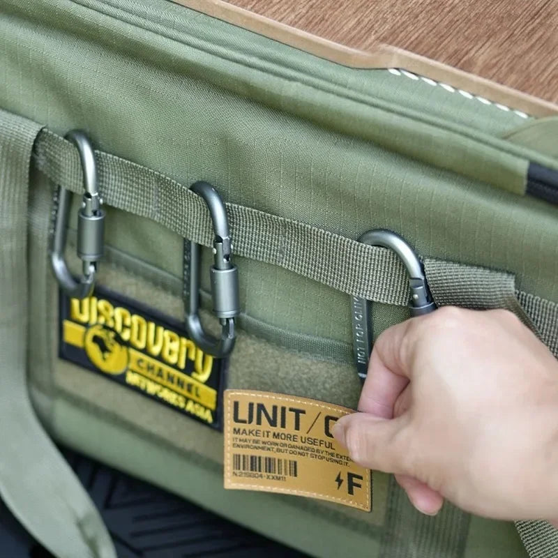 Tactical-Camp Box™ | Borsa Termica Multifunzionale con Tavolo Integrato - Borsa Porta Attrezzatura