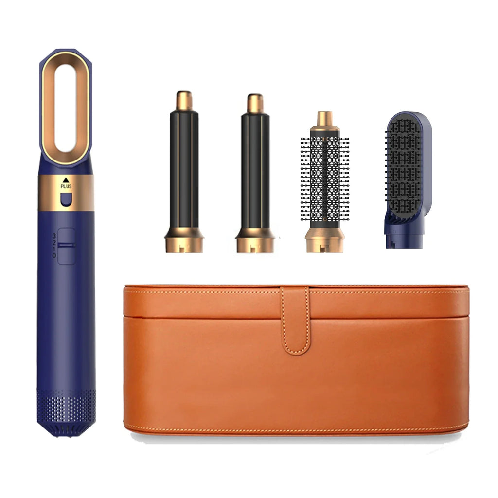 GlobTreater™ Air-Stylist Pro | Multistyler 5-in-1 con Custodia Premium in Pelle