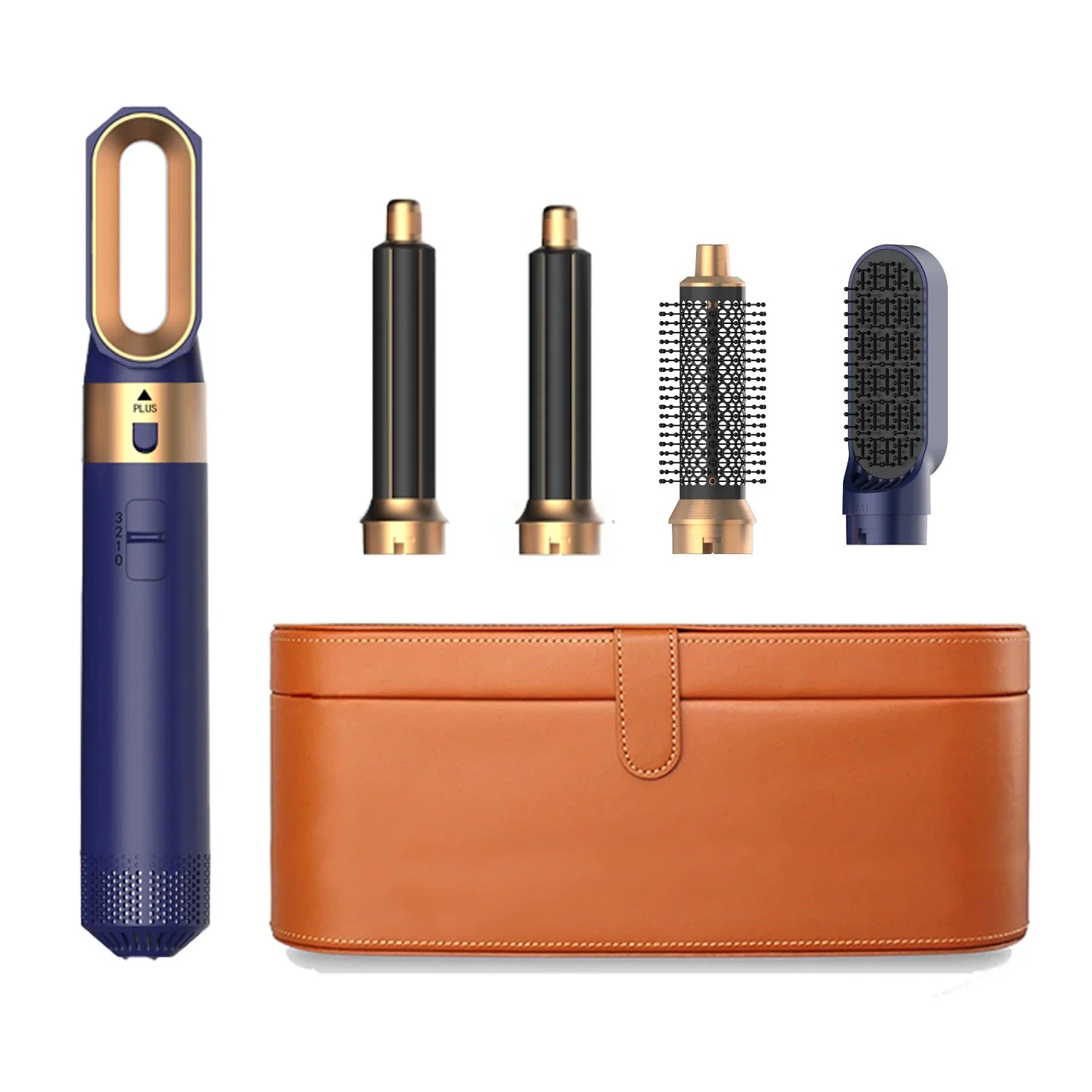 GlobTreater™ Air-Stylist Pro | Multistyler 5-in-1 con Custodia Premium in Pelle