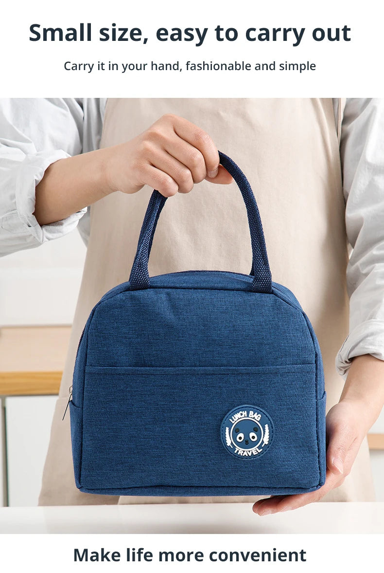 Swift-Food Bag™ | Borsa Termica Isolata per Lunch Box | Borsa Porta Pranzo in Tessuto Oxford