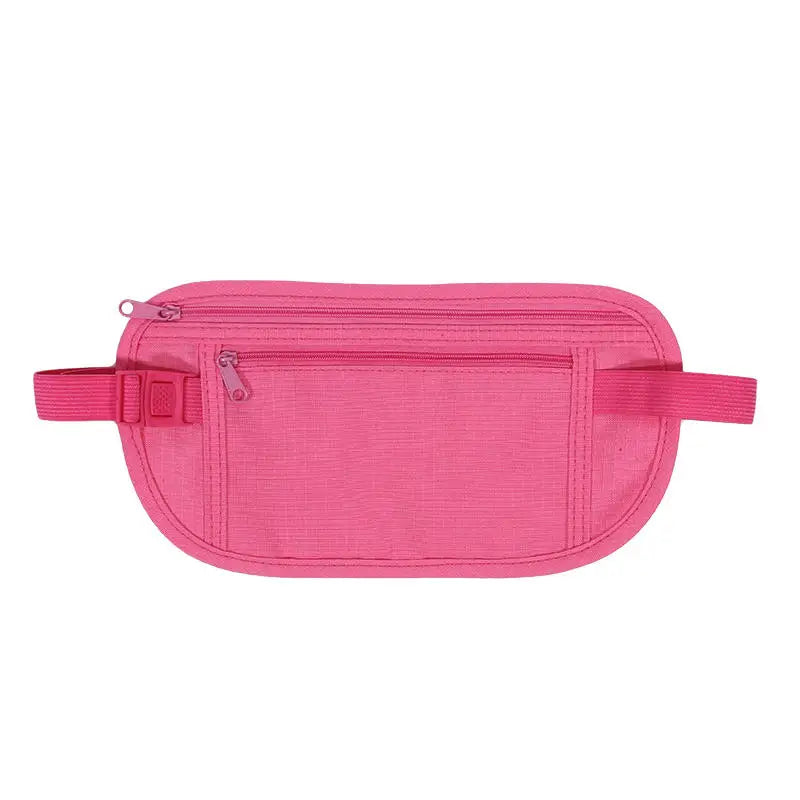 Secure-Travel™ Slim | Marsupio Antifurto Sottile per Soldi e Documenti - Design Discreto per Viaggi e Corsa