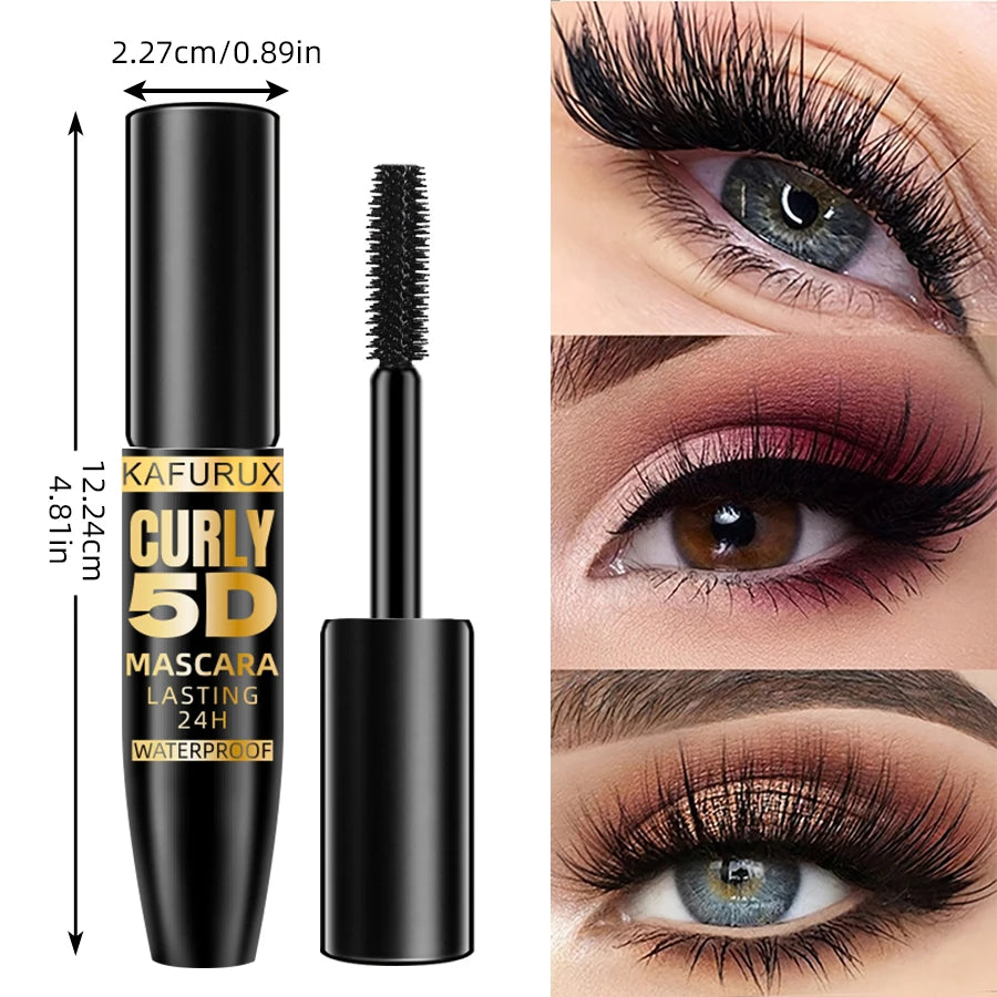 Curly 5D Elite™ – Mascara Waterproof & Tearproof | Volume Estremo & Fibre di Seta