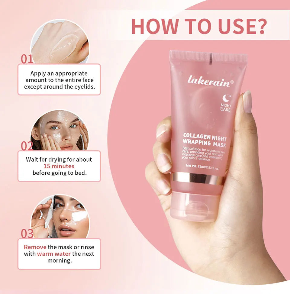 Bio-Wrap™ Night Mask | Trattamento Coreano Intensivo al Collagene Bio - Maschera Viso