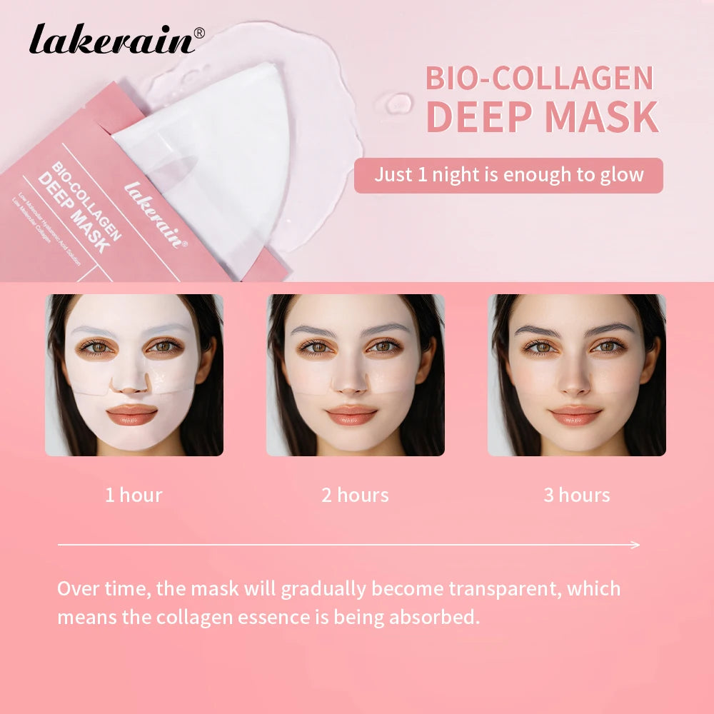 Bio-Collagen & Hyaluronic Deep Mask™ | Maschera Intensiva al Collagene e Acido Ialuronico | Rinfrescante e Schiarente
