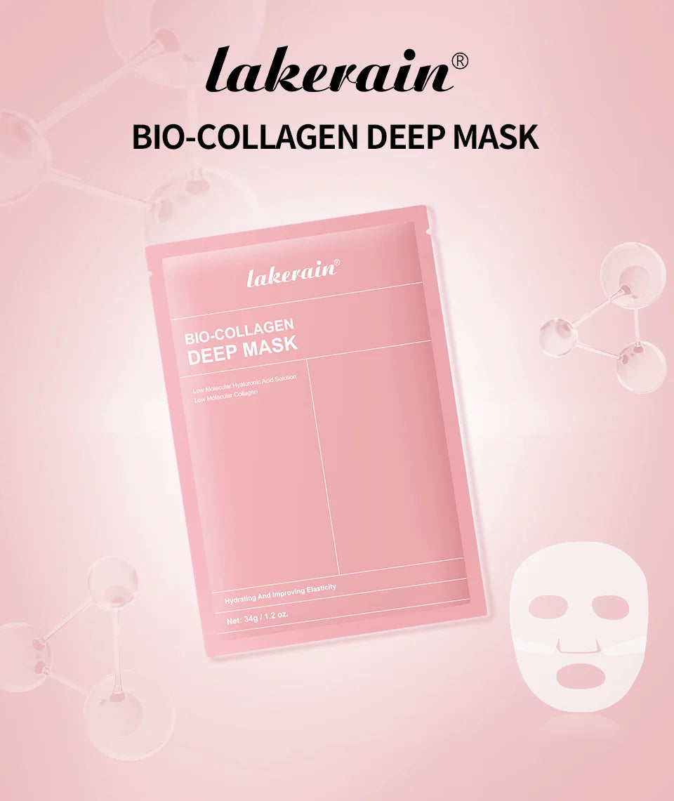 Bio-Collagen & Hyaluronic Deep Mask™ | Maschera Intensiva al Collagene e Acido Ialuronico | Rinfrescante e Schiarente