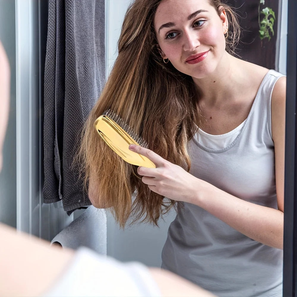 LuxuryBrush™ | Spazzola Districante Professionale - Finitura Galvanica di Lusso | Design Ergonomico