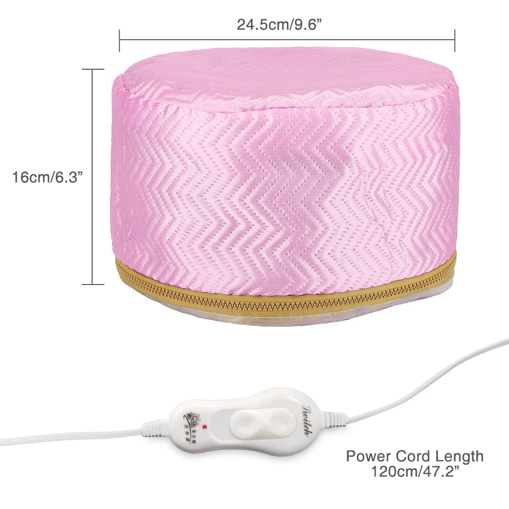 GlowSteam Repair™ – Cuffia Termica Professionale per Trattamenti Capelli