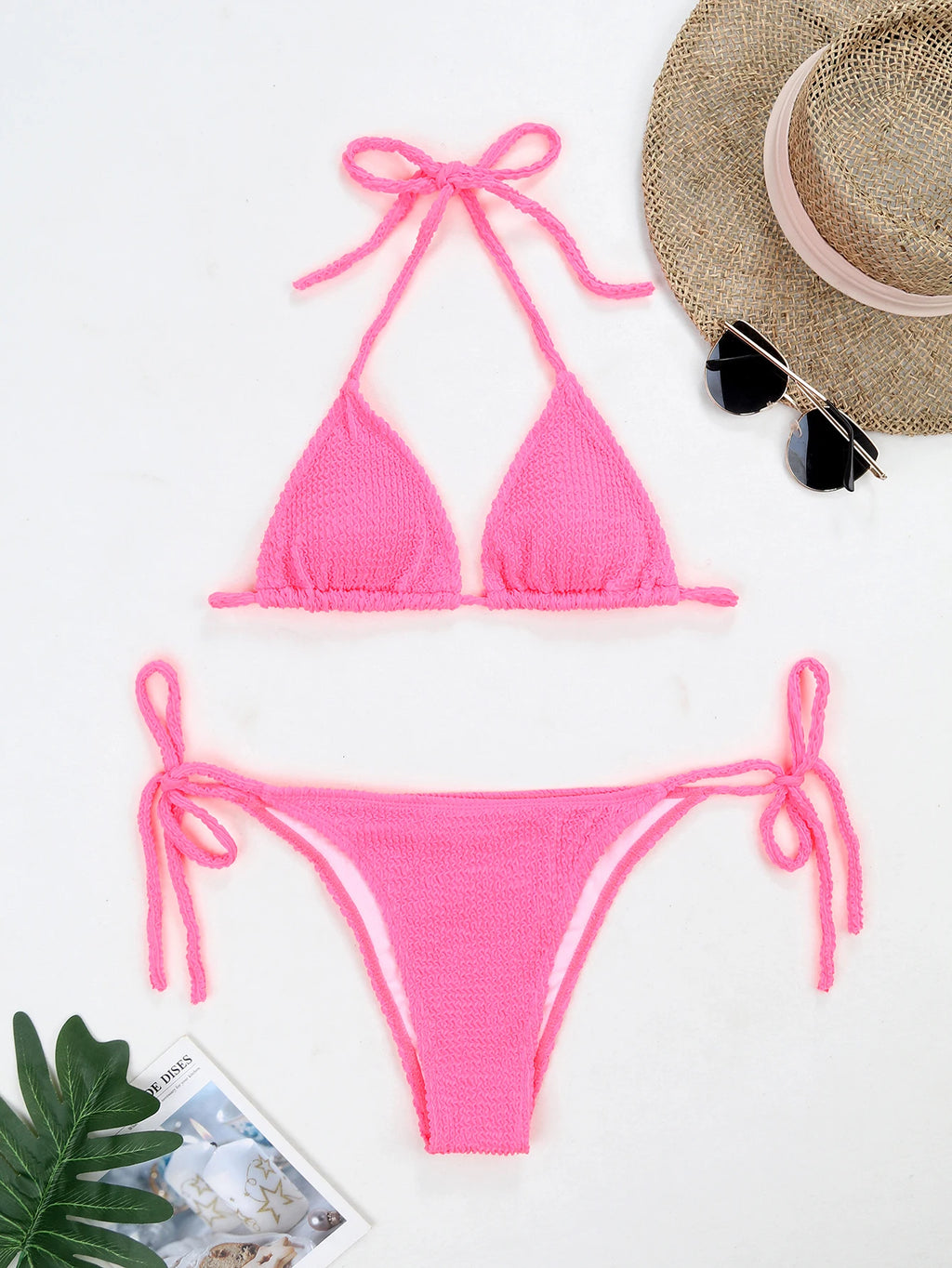 CrinkleVibe™ | Bikini a Nido d'Ape "Effetto Soft-Touch" - Sensuale in 7 Colori Vivaci