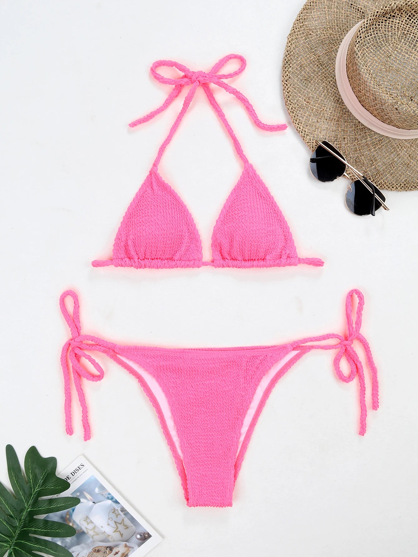 CrinkleVibe™ | Bikini a Nido d'Ape "Effetto Soft-Touch" - Sensuale in 7 Colori Vivaci