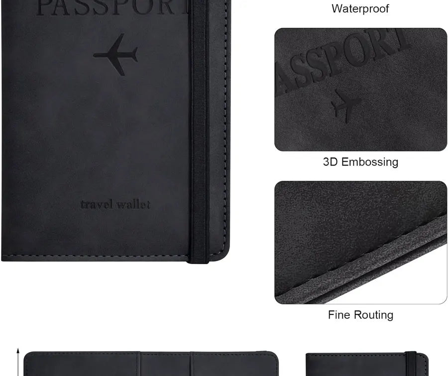 TravelCase™ - Custodia Passaporto & Travel Organizer per Carte e Documenti | Blocco RFID