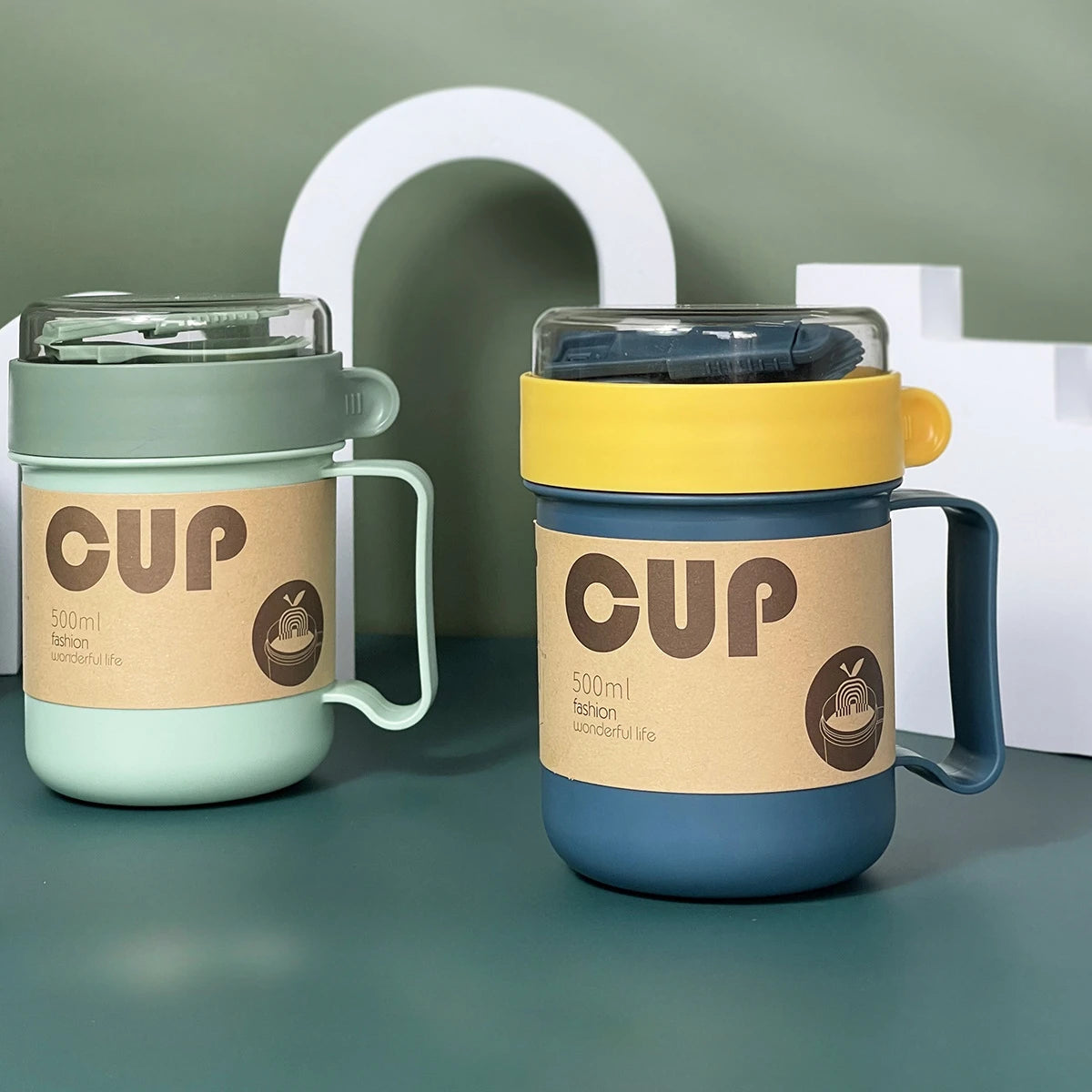 Swift-Food Set™ Completo | Kit Pranzo Completo con Lunch Box + Borsa Termica + Tazza Zuppa