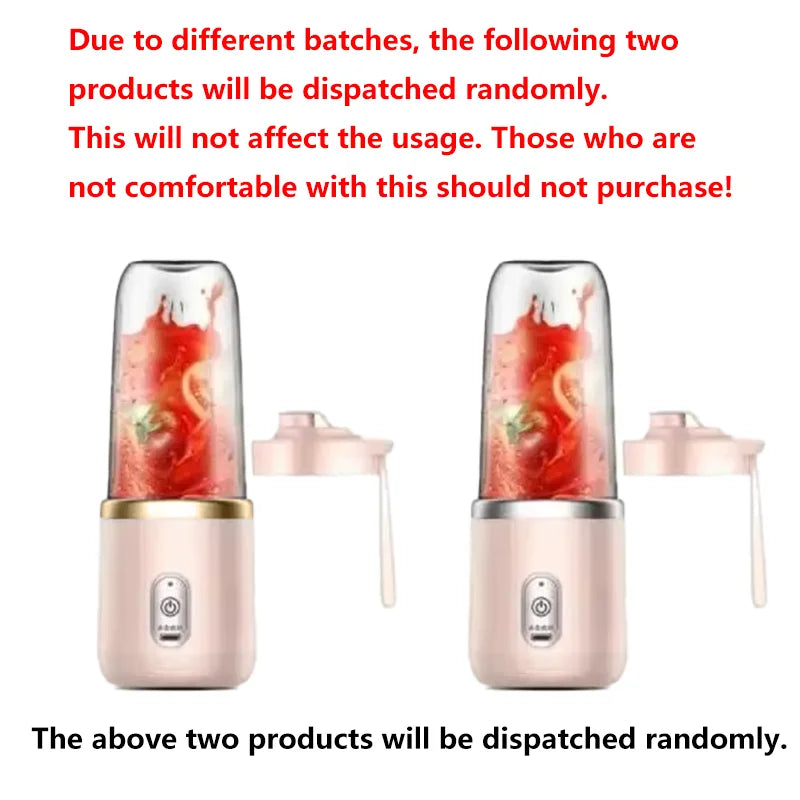 JuiceGo™ | Mini Frullatore Portatile USB - Spremiagrumi da Viaggio Ricaricabile | Tappo per Tazza integrato