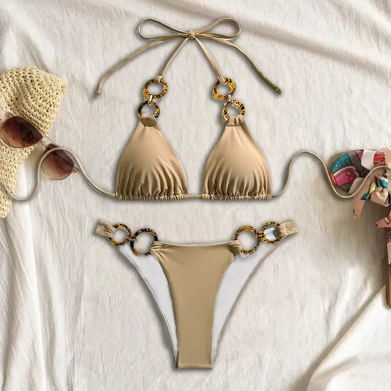 DivaLoop™ | Bikini Luxury Slim Fit con Anelli Iconici - Boutique Edition