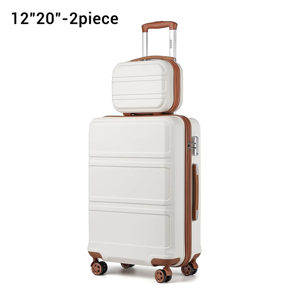 Globtreater™ Set | Kit Bagagli Coordinati Rigidi con Beauty Case e Organizer - Set Valigie Trolley 2/4/6 Pezzi