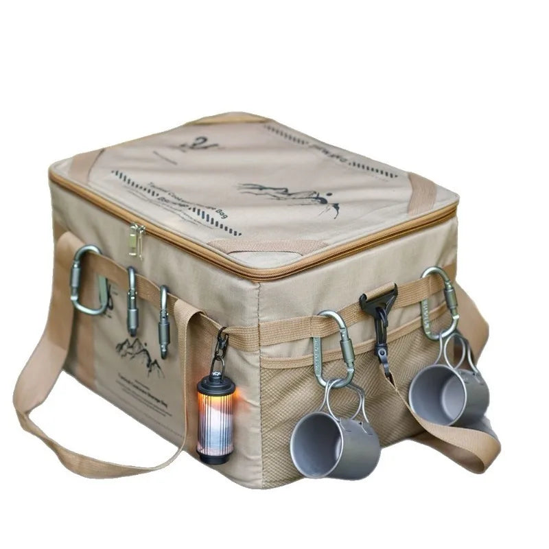 Tactical-Camp Box™ | Borsa Termica Multifunzionale con Tavolo Integrato - Borsa Porta Attrezzatura