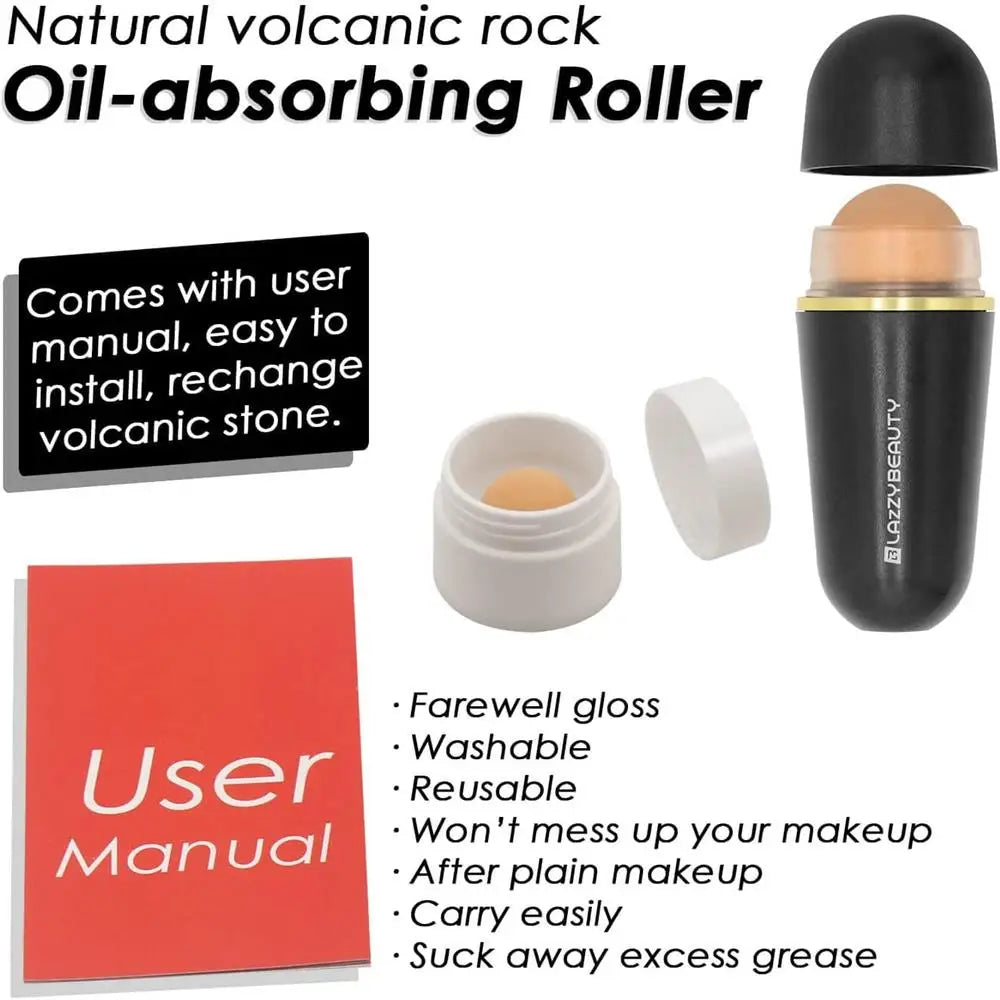 PureSkin™ – Roll-On Opacizzante in Pietra Vulcanica | Assorbi-Olio