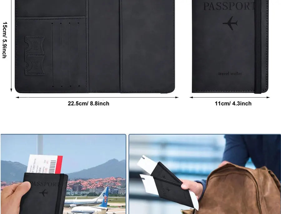 TravelCase™ - Custodia Passaporto & Travel Organizer per Carte e Documenti | Blocco RFID