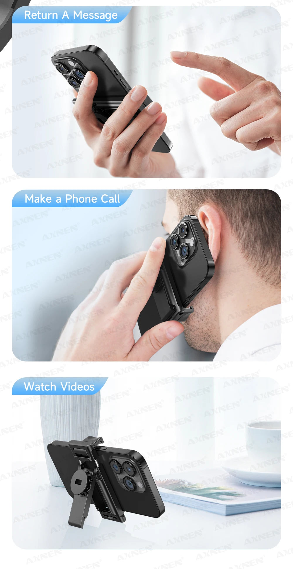 SmartPod AI™ - Treppiede 360° Auto-Rotante con Telecomando TikTok e Stabilizzatore Intelligente | Cameraman Automatico