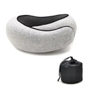 DreamSleep™ — Cuscino Cervicale Ergonomico in Memory Foam per Viaggi | Supporto 360°