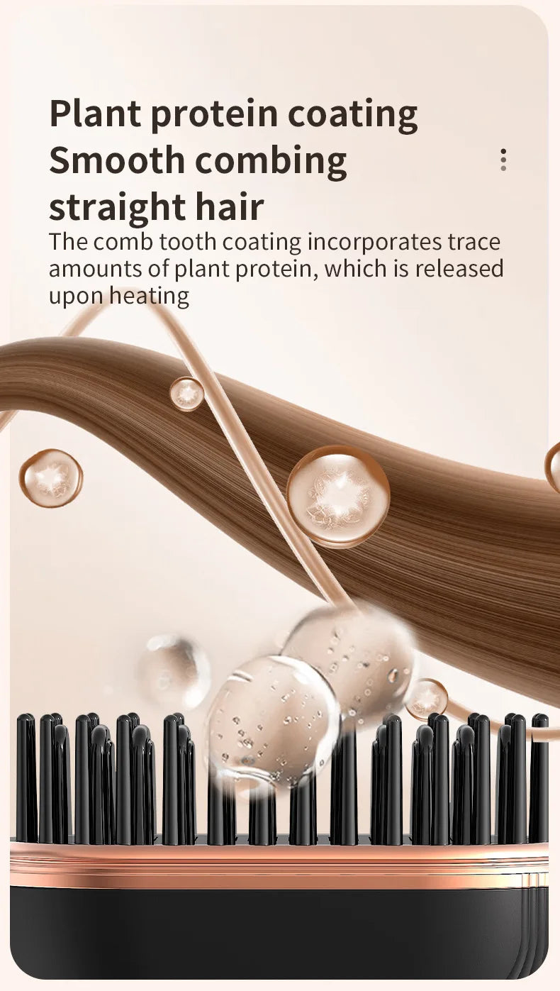 Pocket-Sleek™ Pro | Mini Spazzola Lisciante Con 3 Livelli di calore - Ricaricabile da Viaggio