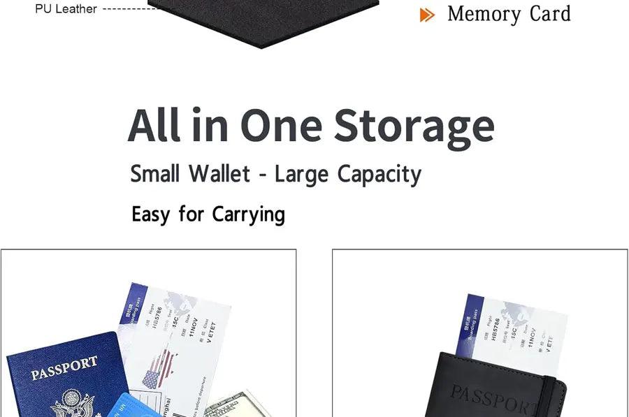 TravelCase™ - Custodia Passaporto & Travel Organizer per Carte e Documenti | Blocco RFID