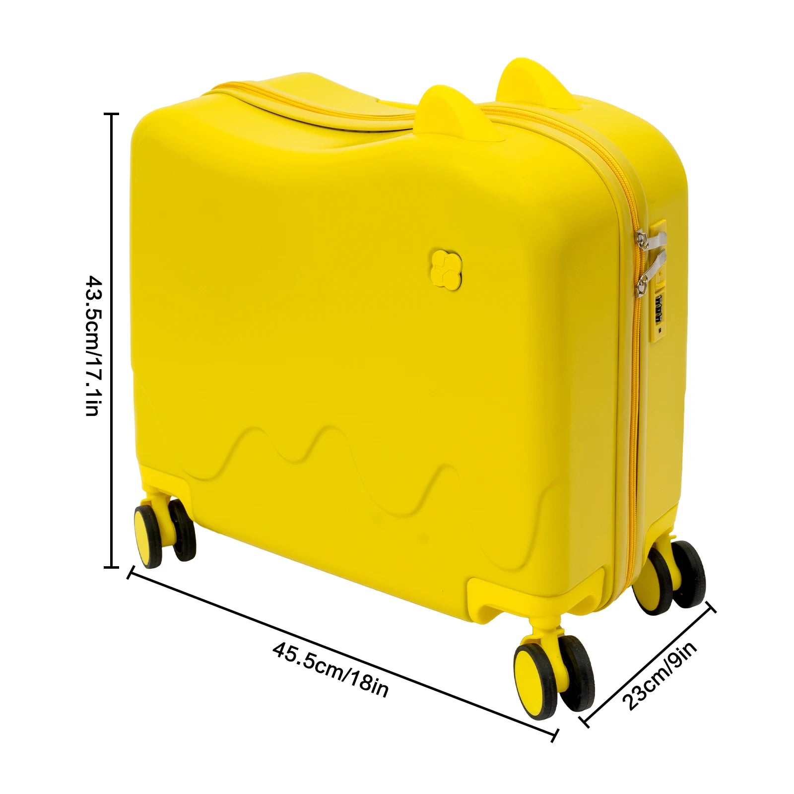 GlobTreater™ Kids - Valigia Cavalcabile Trolley 18" | Formula TIME-SAVE (Consegna Express)