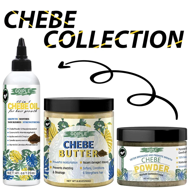 ChebeGold Ritual™ – Burro Chebe | Trattamento per la Riparazione e la Crescita dei Capelli | Rinforzante