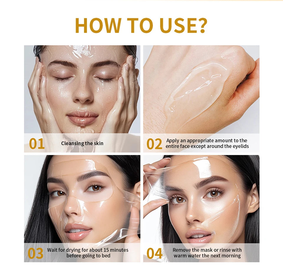 Bio-Wrap™ Night Mask | Trattamento Coreano Intensivo al Collagene Bio - Maschera Viso