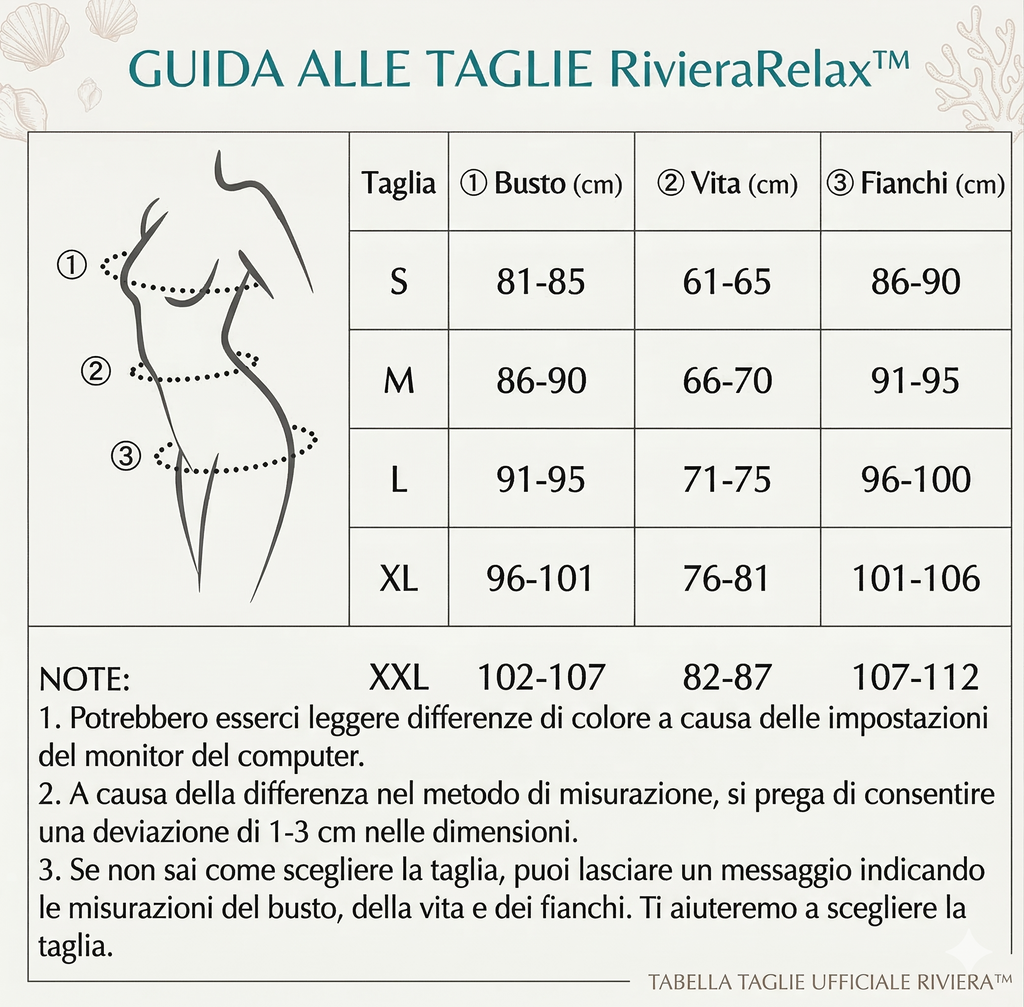 RivieraRelax™ | Costume Curvy con Tasche - Comfort Totale e Stile