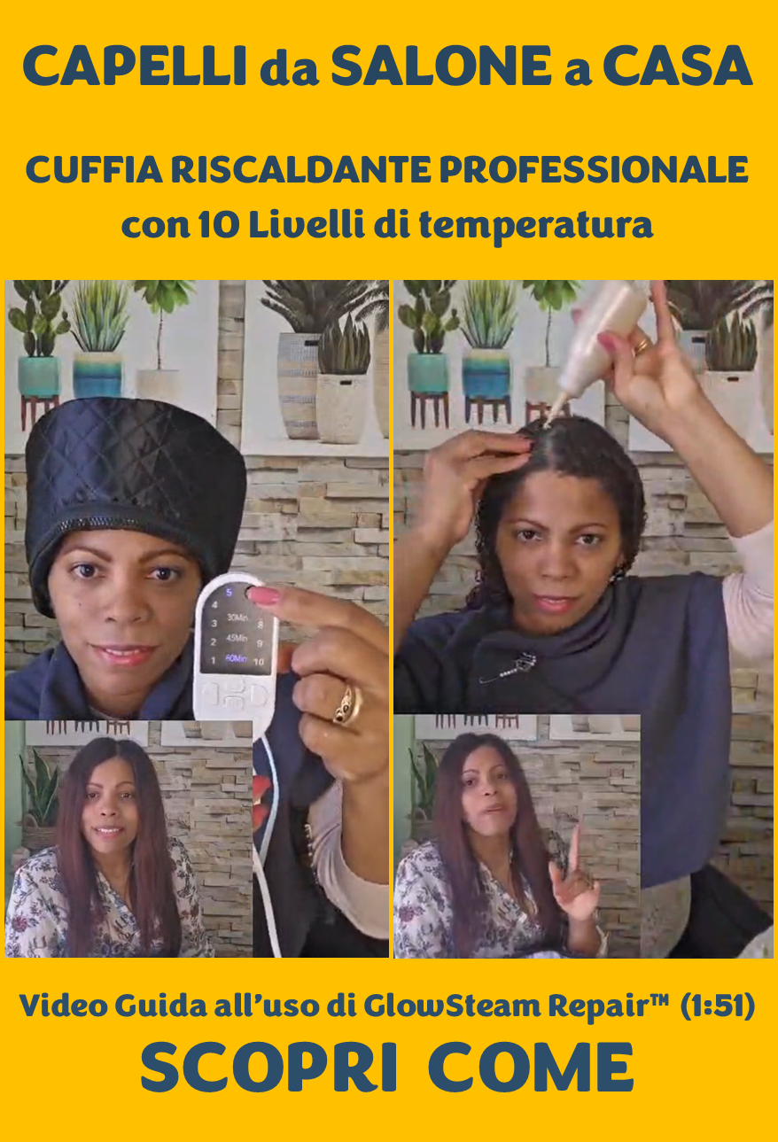 GlowSteam Repair™ – Cuffia Termica Professionale per Trattamenti Capelli